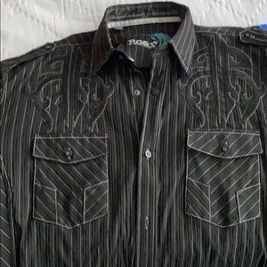 Roar men’s button down shirt